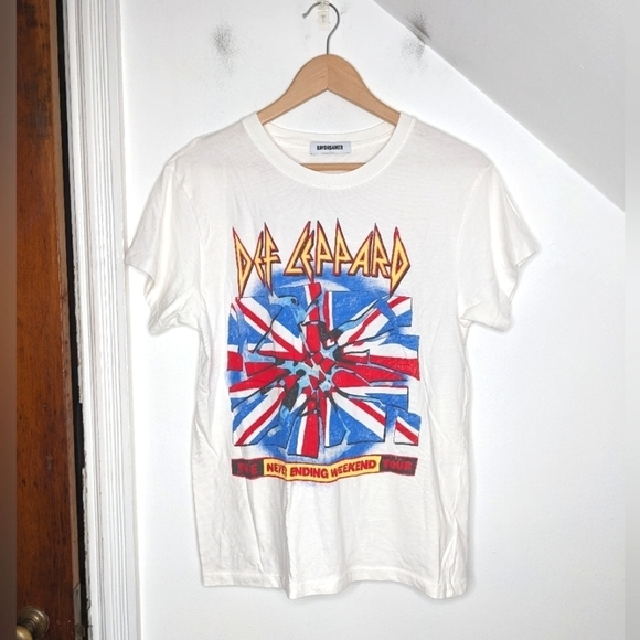 DAYDREAMER Stone Def Leopard Never Ending Weekend Tour Graphic Band NEW Size S - Picture 1 of 7